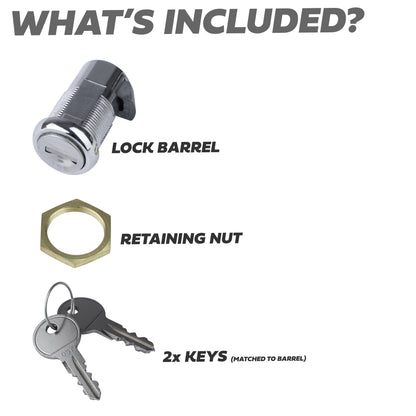 Replacement Lock & Key set for Side Gear Carrier Box on Land Rover Defender L663 - OE