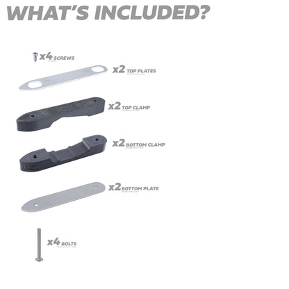 Recovery Board Roof Mount Kit for Land Rover Defender L663 - for ARB Tred Pro