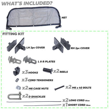 Loadspace Partition Net for Land Rover Defender L663 (110) - PFUK Design