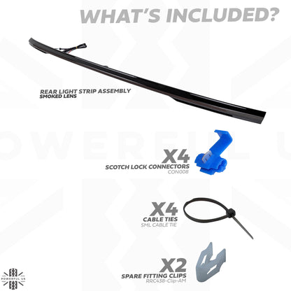 Rear Tailgate LED Lightbar for Range Rover Sport L494 WITH reverse camera - SMOKED Lens