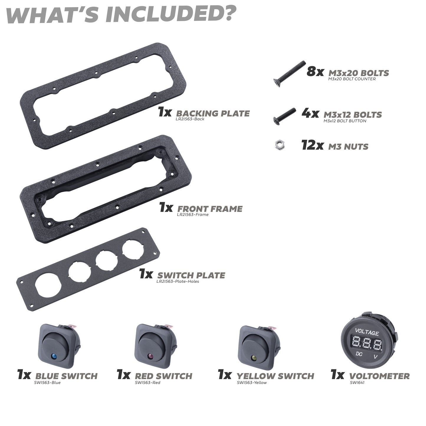 Overhead Switch Panel for Land Rover Freelander 2 - with Switches