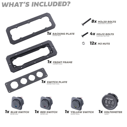 Overhead Switch Panel for Land Rover Freelander 2 - with Switches