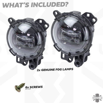 2x Genuine Fog Lamps for Land Rover Defender L663