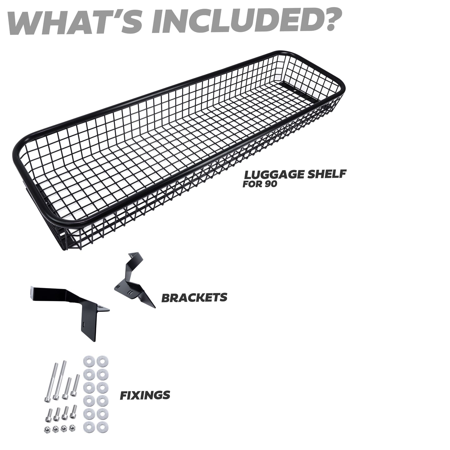 Mesh Luggage Rack for Land Rover Defender L663 (90 model)