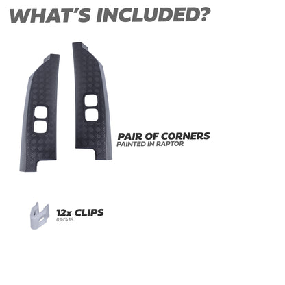 RAPTOR Rear Corner Panels for Land Rover Defender L663