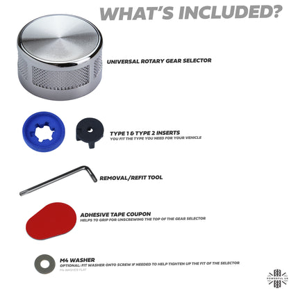 Gear Selector - Chrome (Multi Fit) for Land Rover Discovery 5 (2017-21)