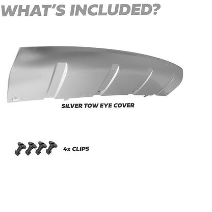 Front Bumper "Dynamic" Tow Eye Cover - Silver - for Land Rover Discovery 5