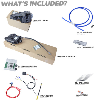 Rear Door Soft Close Retrofit Kit for Land Rover Defender L663 with Genuine Latch/Actuator