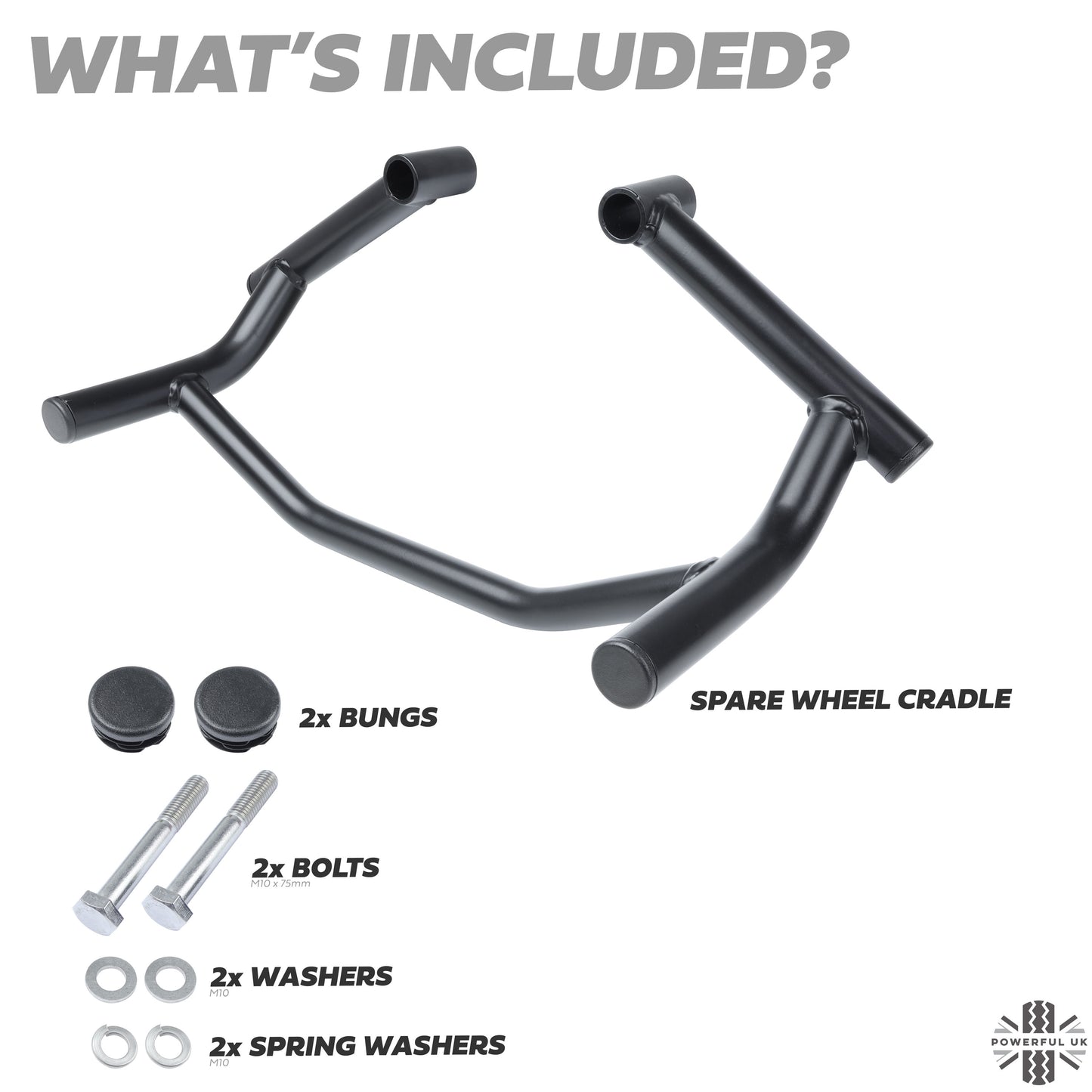 Spare Wheel Cradle for Land Rover Defender L663