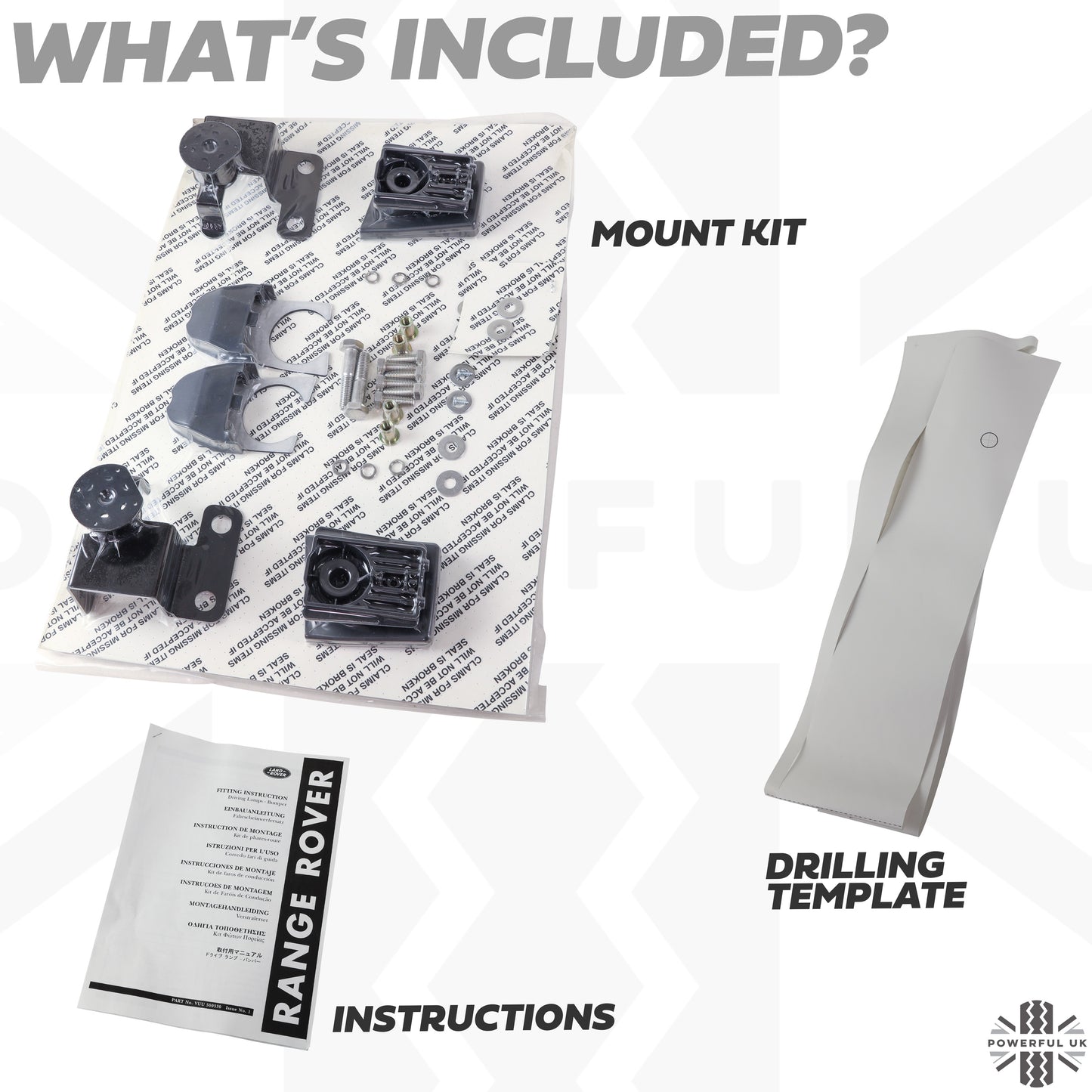 Genuine Spot Light Mounting Kit for Range Rover L322 2006