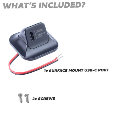 USB-C Surface Mount Charger
