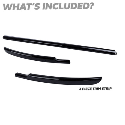Front Bumper Lower Trim for Range Rover L405 - Gloss Black