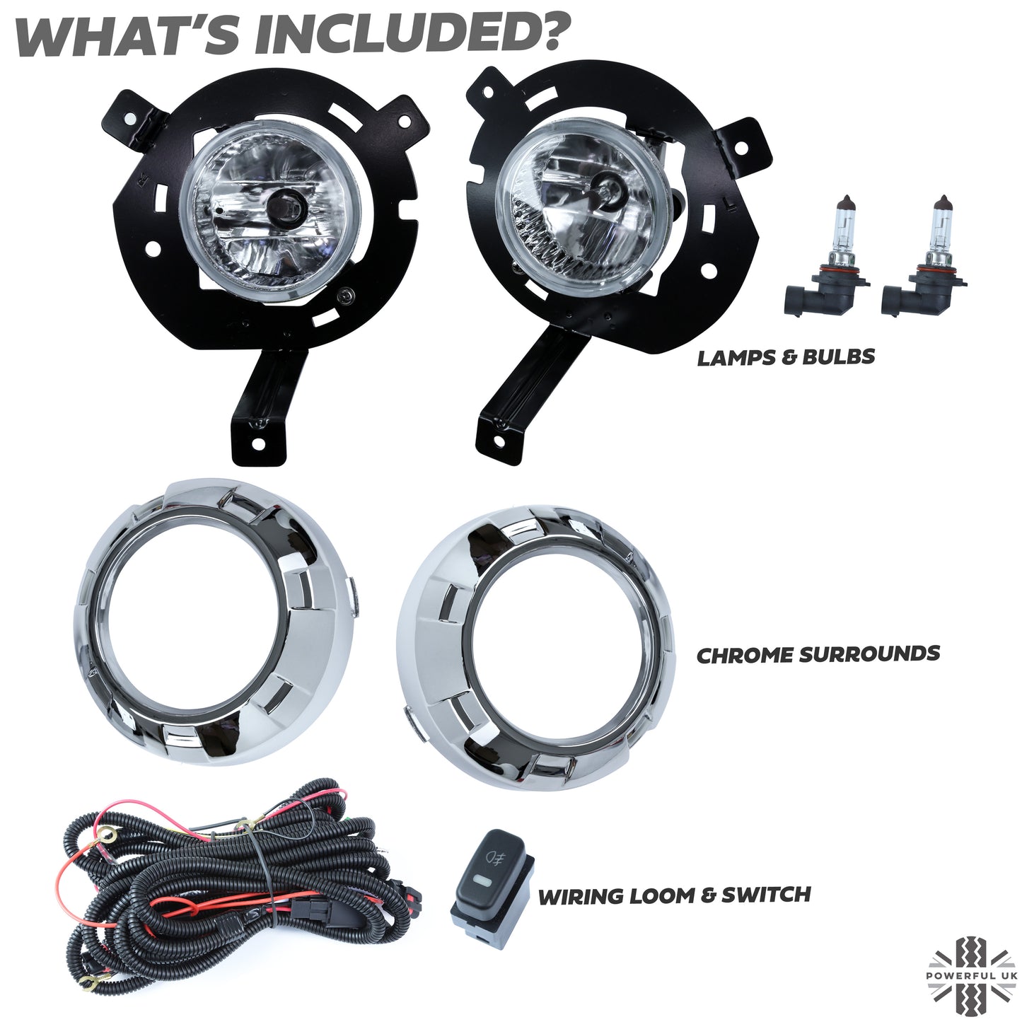Fog Lamp Kit for Mitsubsihi L200 2006-09