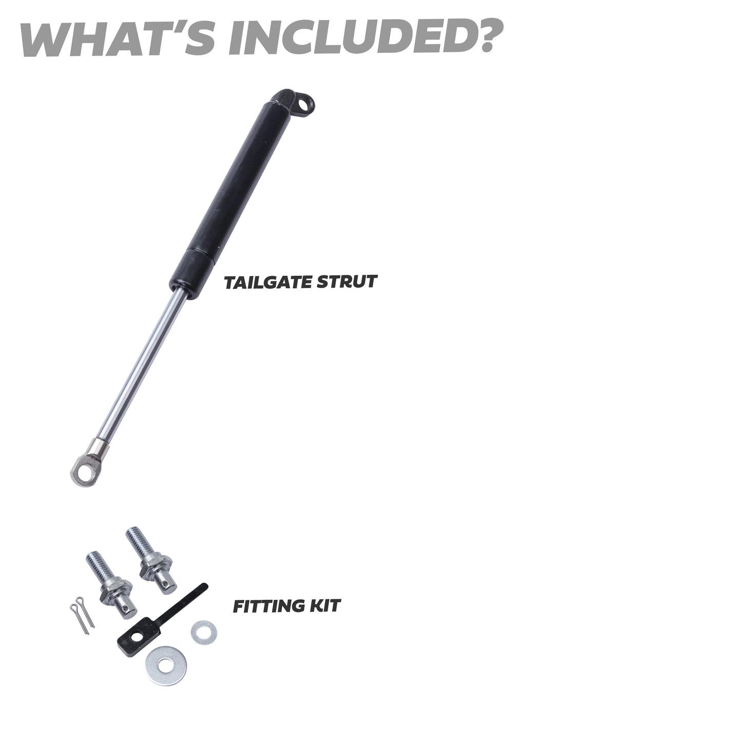 Tailgate Strut Kit for Mitsubishi L200 Triton (2007-15)