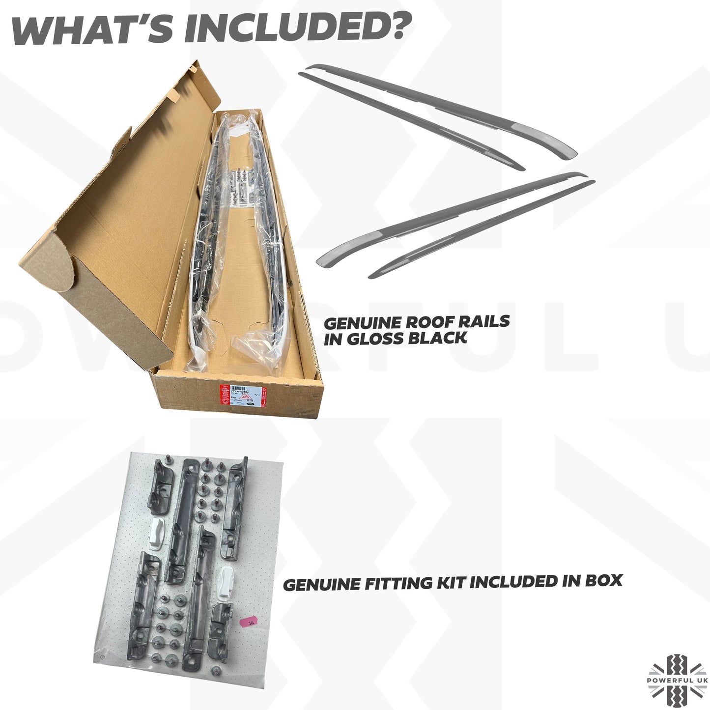 Roof Rails for Range Rover Sport L494 - Black - Genuine