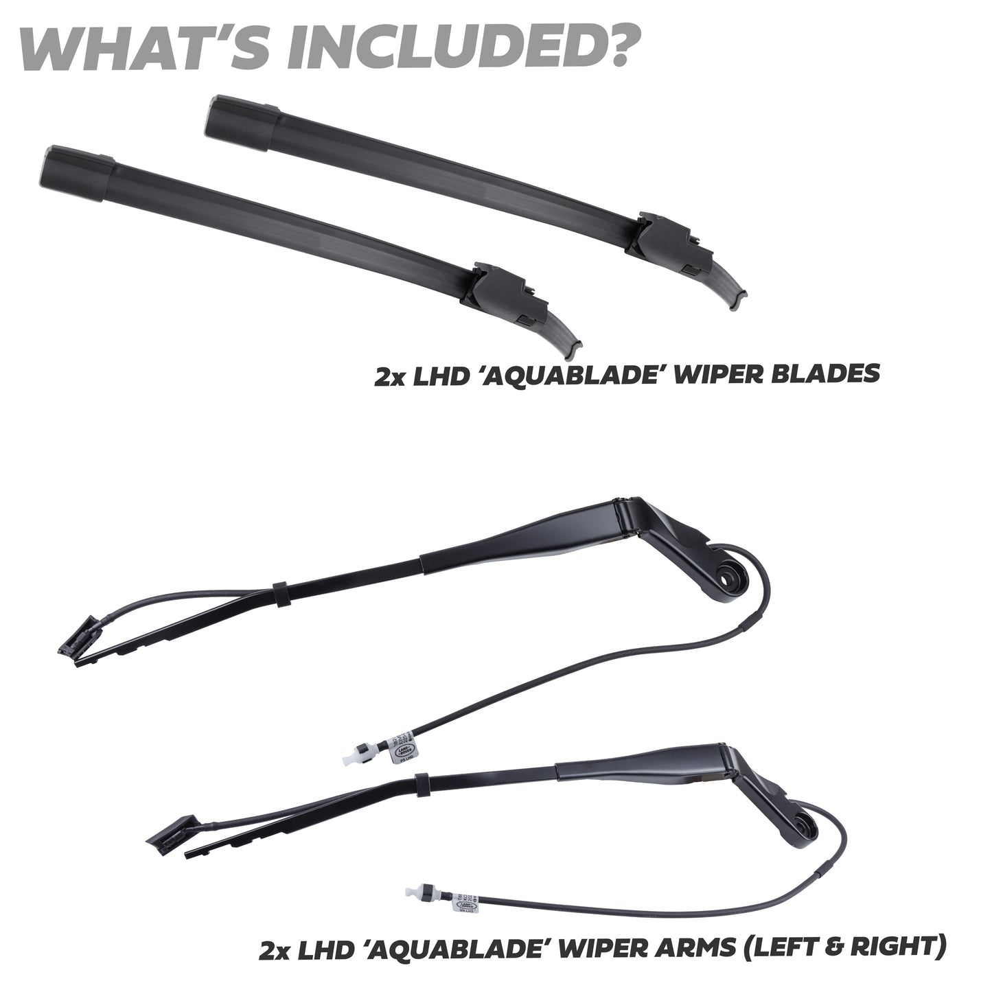 Aquablade Wiper Upgrade Kit for Land Rover Defender L663 - LHD