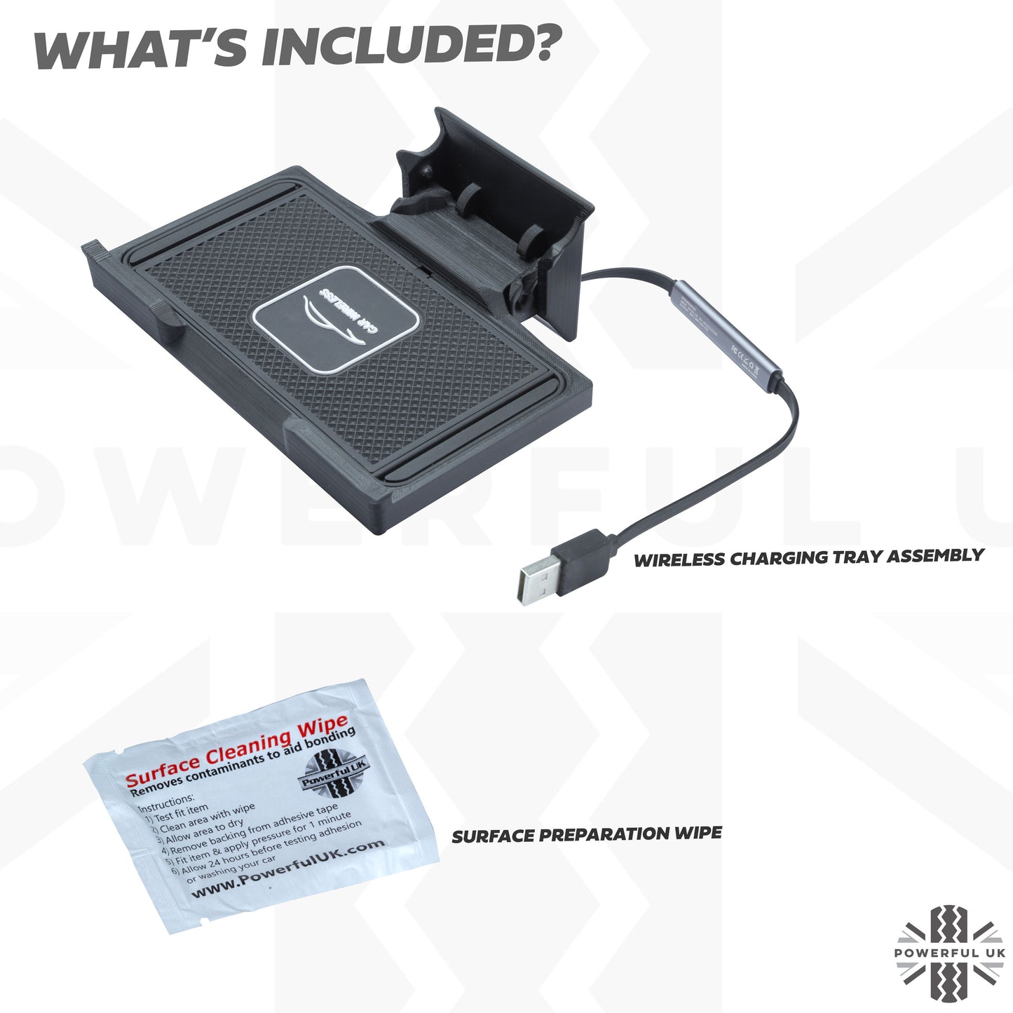 Wireless Charging Tray for the Land Rover Discovery Sport (2014-20)
