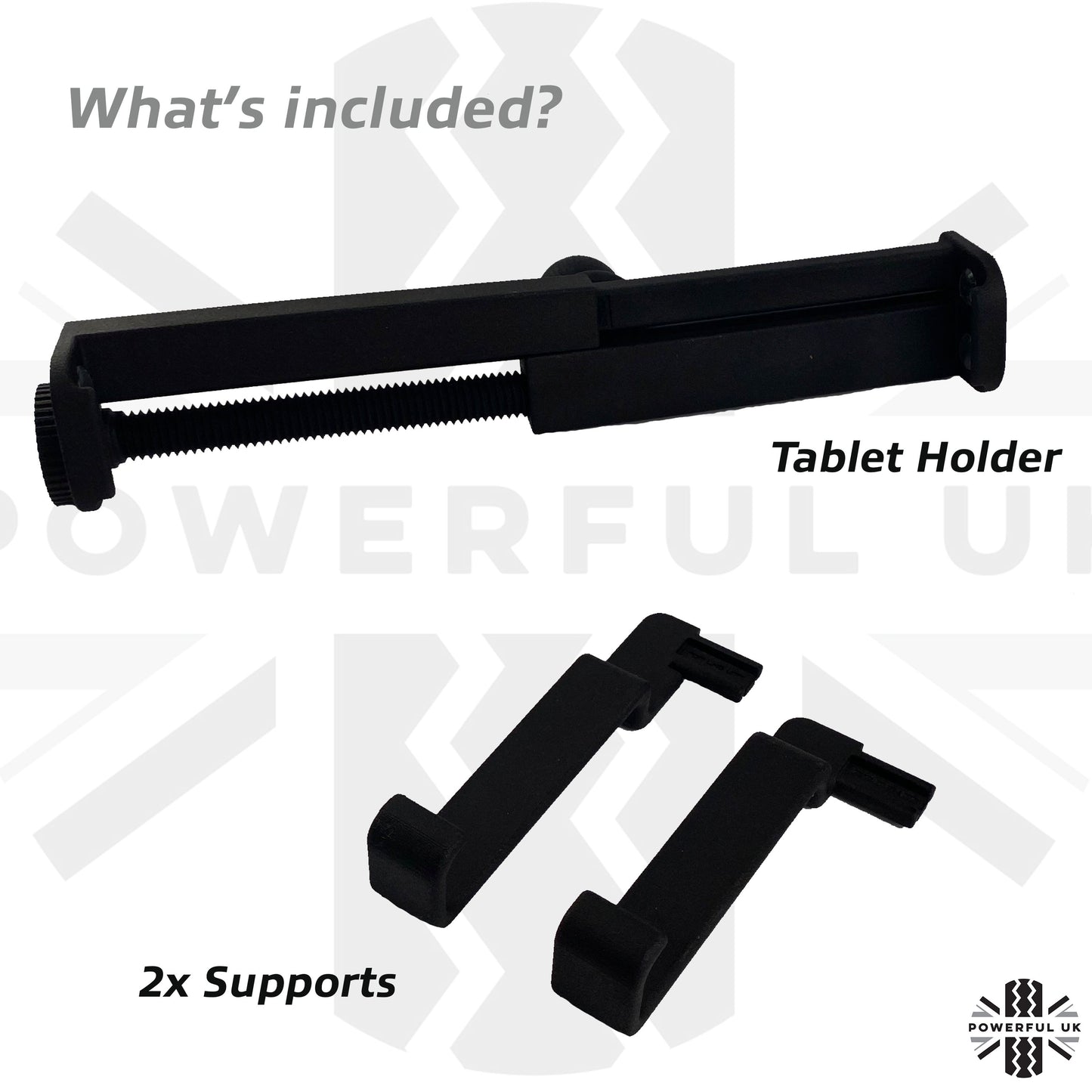 Dash Tablet Holder Mount with 1" ball head for Land Rover Defender L663