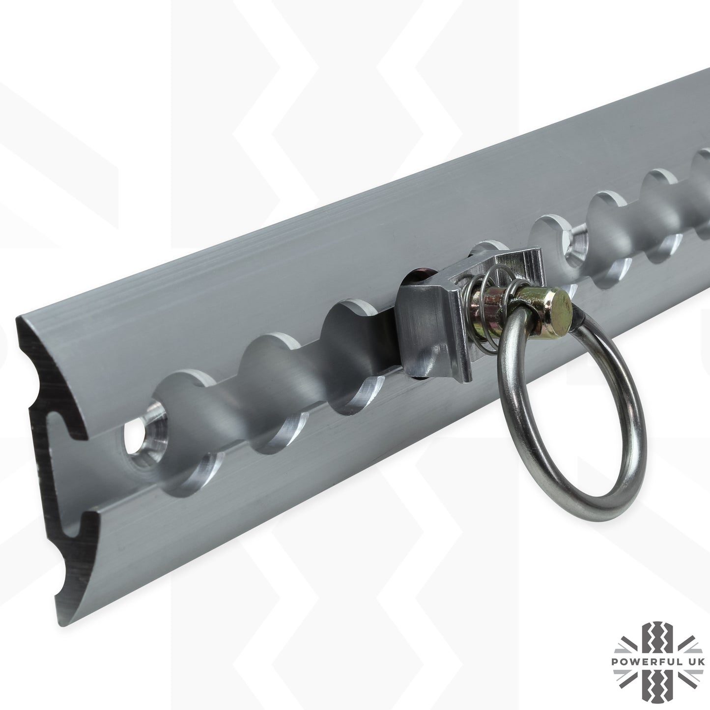 3x Cargo Track/Rails + 6x Tie-down loops - Wide Type