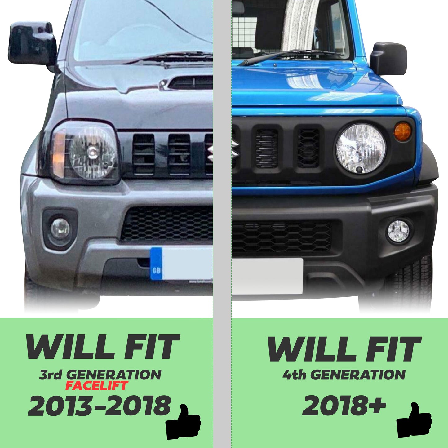 2 in 1 LED Fog/DRL lamp for Suzuki Jimny (fits all years)