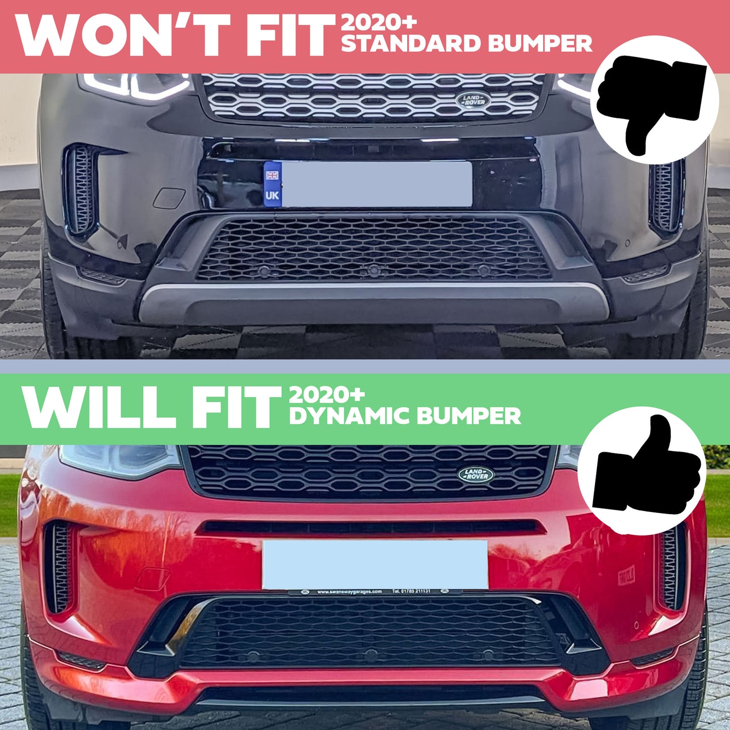 Front Tow Eye Cover for Land Rover Discovery Sport 2020 Dynamic Bumper