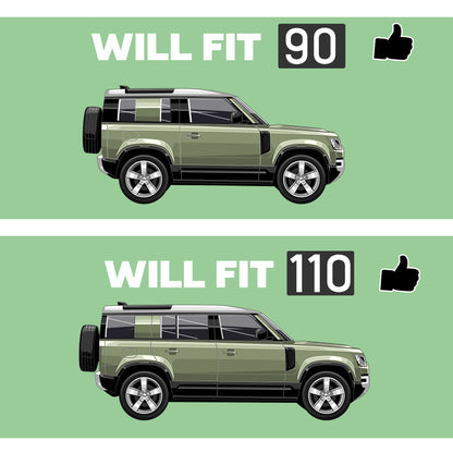 Rear Bumper Corner 'Genuine' for Land Rover Defender L663 in Textured Plastic - LEFT