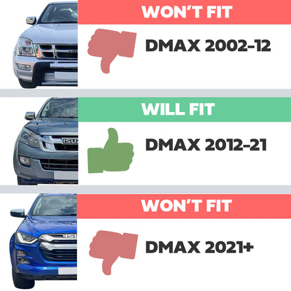 2" Rear Shackle Lift Kit for Isuzu DMax 2012-21