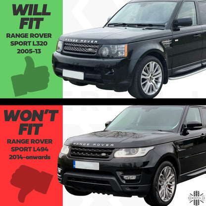 Easy Fit Pedal Cover Kit (3pc) for Range Rover Sport L320