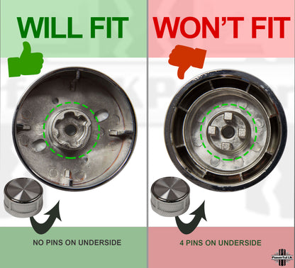 Rotary Shifter in Silver - Type 2 - Genuine - for Range Rover Evoque (2011-18)