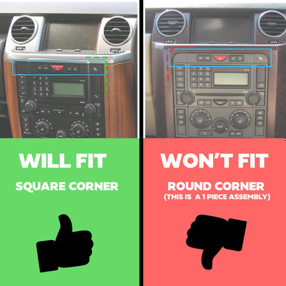 Dash Pillar in Black Piano for Land Rover Discovery 3 - Left