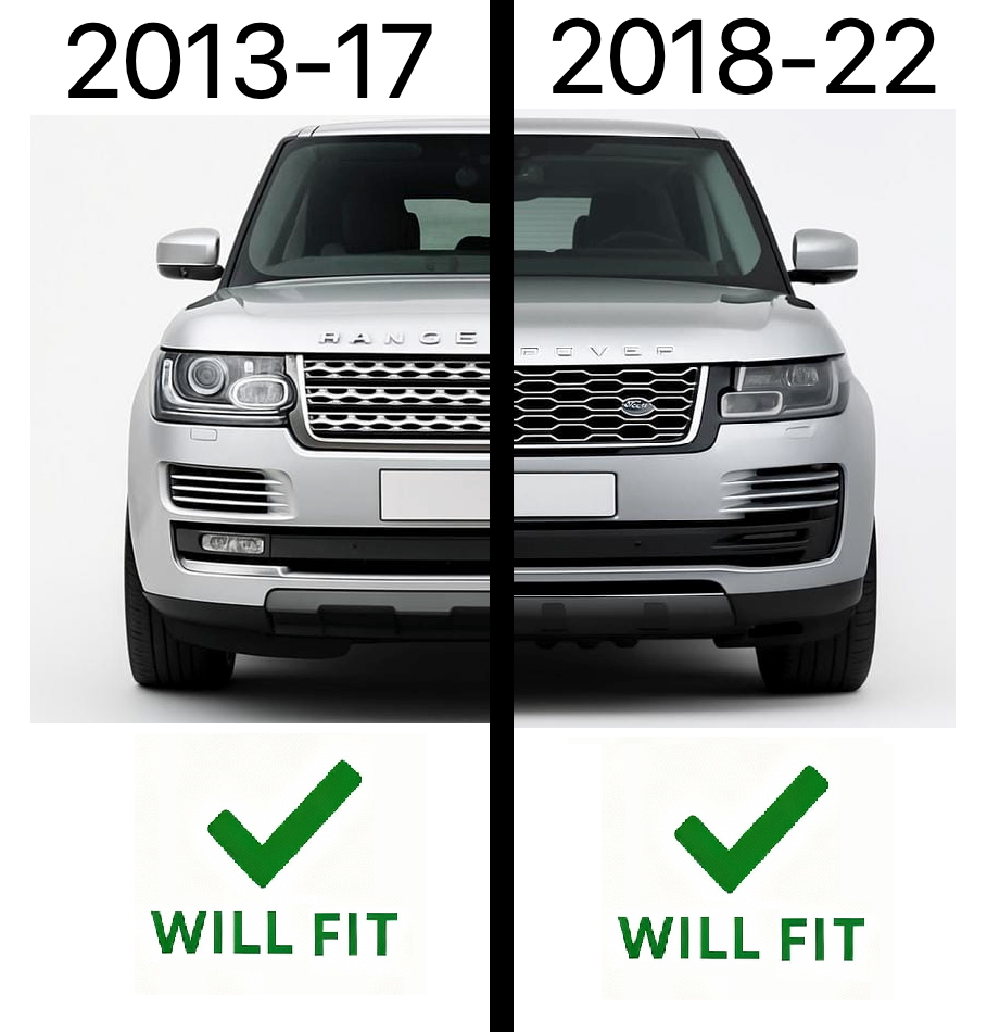 LEFT Door Handle Key Piece for Range Rover L405 - Indus Silver