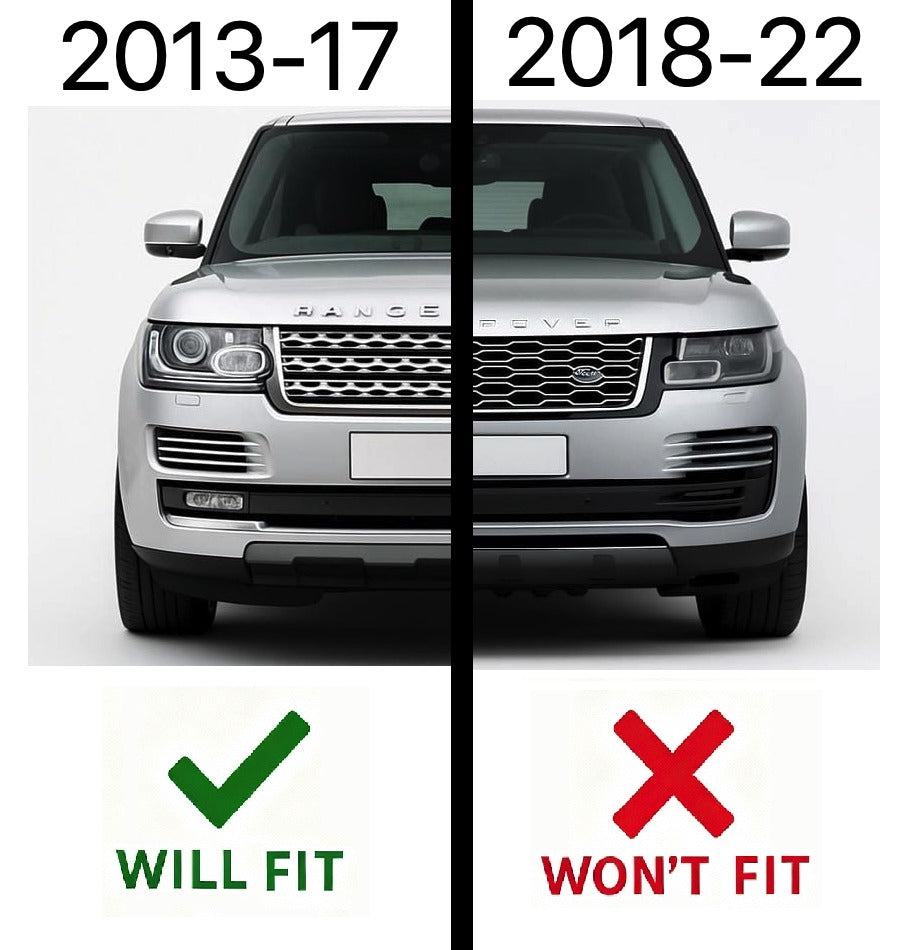 Rear Bumper Side Moulding for Range Rover Sport L494 (2014-17) - Smooth ABS - LEFT