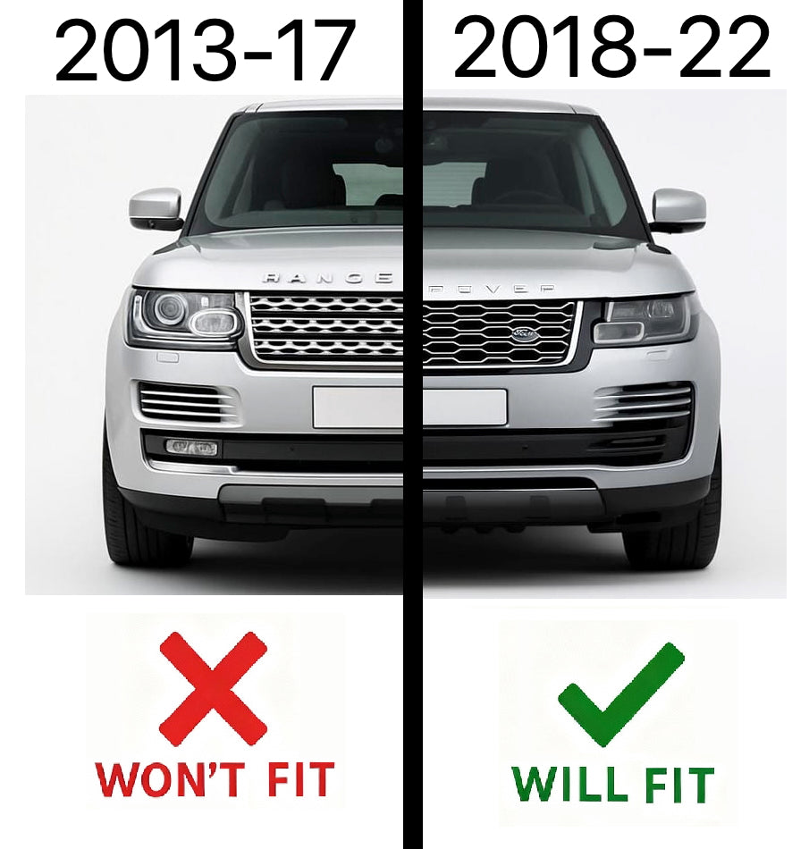 Front Bumper Lower Trim - Silver for Range Rover L405 2018