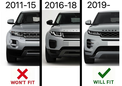 Mirror Surround Trims for Range Rover Evoque 2016+ - Silver