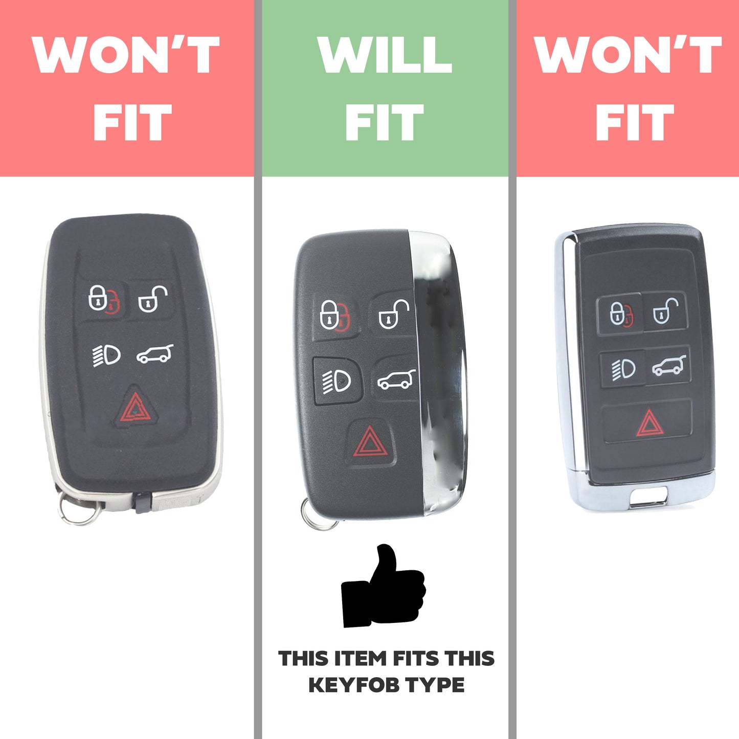 Keyfob Metal Side Piece - Genuine - for Jaguar XF
