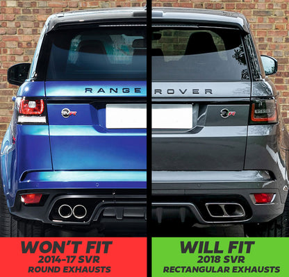 '2018 SVR' Style Rear Bumper for Range Rover Sport L494