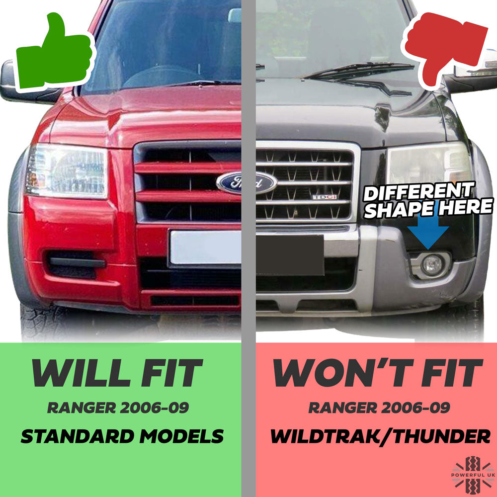 Fog Light Kit for Ford Ranger (Standard Models) 2006-09