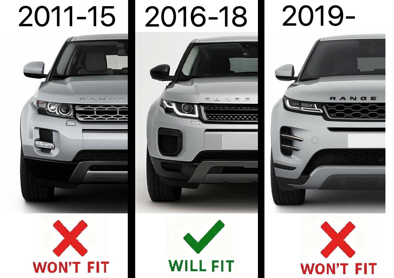 Headlight Rear Housing for Range Rover Evoque Facelift 2016-19 - RH