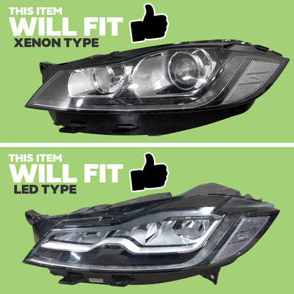 Replacement Headlight Lens for Jaguar XF 2016-20 - LH