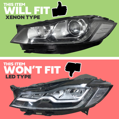 Right Replacement Headlight Rear Housing for Jaguar XF 2016-20 - Xenon Type