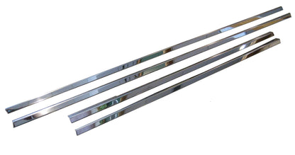 Window Rubber Trim Kit in Stainless Steel for Land Rover Discovery 3 / 4 - Polished
