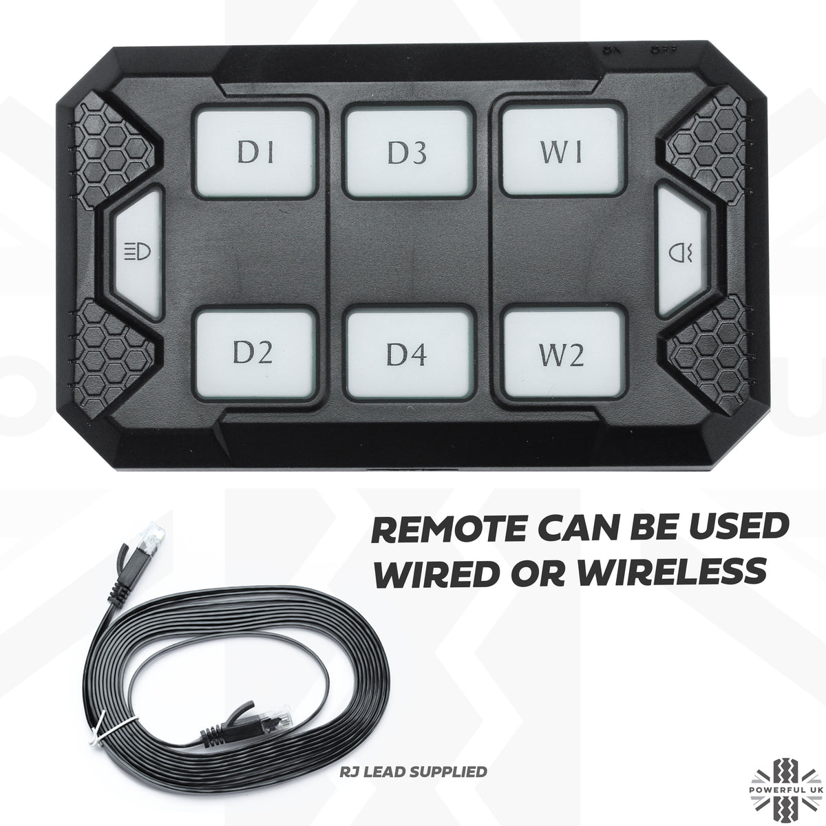 Auxiliary Light Controller Box & Remote (Bluetooth)