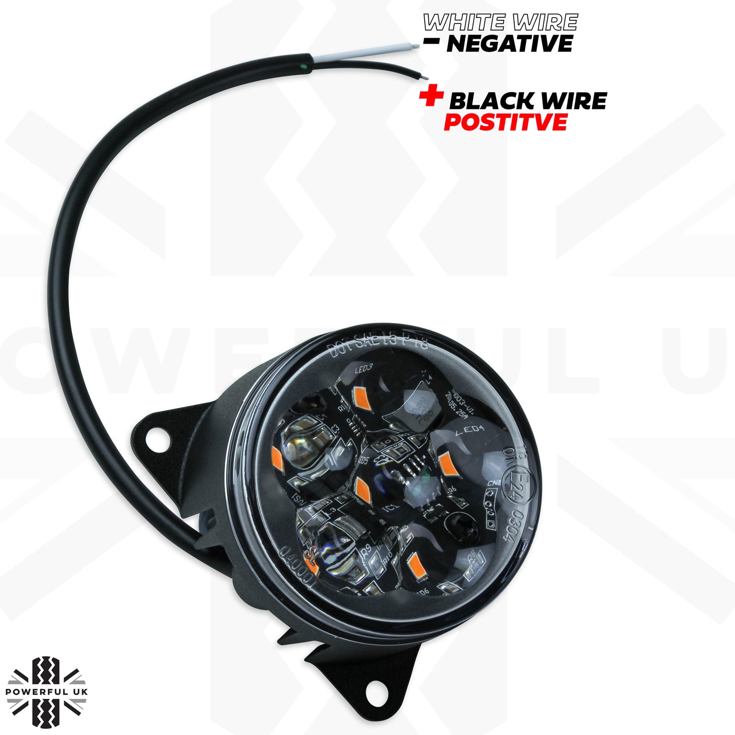 LED Round Indicator Lights 60mm - Pair