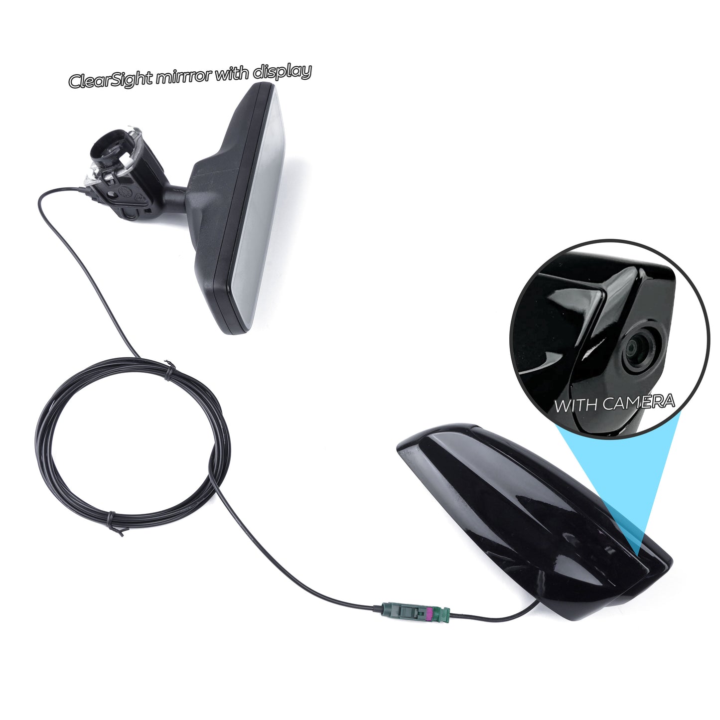 Wiring Loom for ClearSight Rear-view Mirror System for Land Rover Defender 130