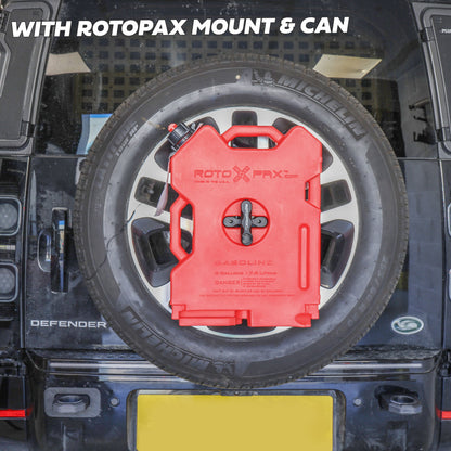Fuel Can Spare Wheel Mount Kit for Land Rover Defender L663 - Single Can