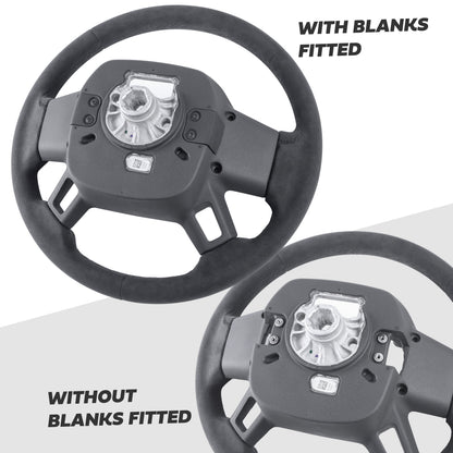 Paddle Shift Blank Kit for Alcantara Steering Wheel for Land Rover Defender L663