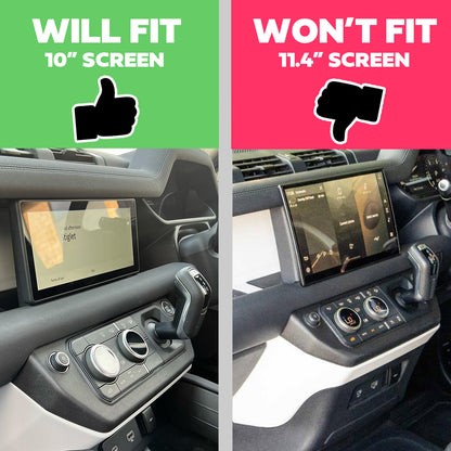 10" to 13.1" Infotainment Screen Kit for Land Rover Defender L663 (Brackets + Wiring Loom)