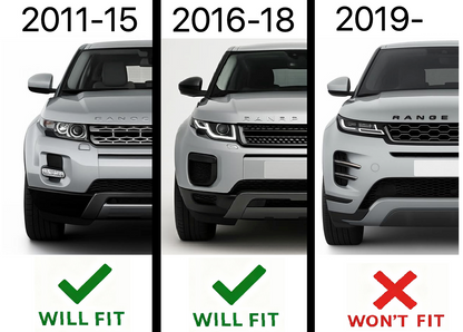 Silver Dash Insert Kit for Range Rover Evoque (2011-18) - LHD