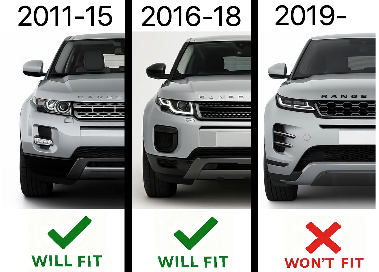 Rear Wheel Arch Trim for Range Rover Evoque 1 (2011-18) - LEFT