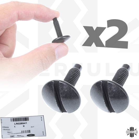 2x Genuine Bolts for Front Tow Eye Cover for Land Rover Discovery Sport